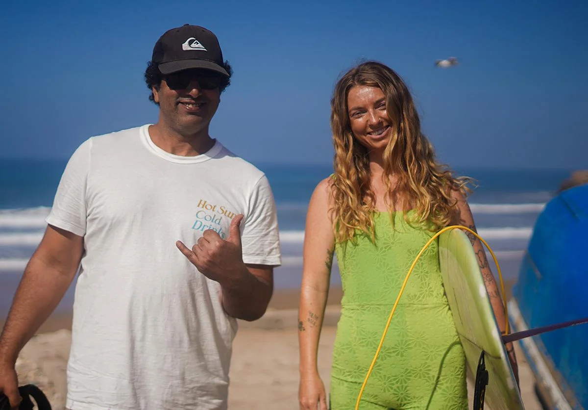 Free surf at Nomad Surf Camp